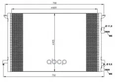 Радиатор кондиционера NRF арт. 35516