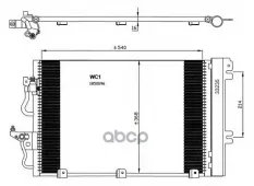 Радиатор кондиционера с осушителем NRF арт. 35555