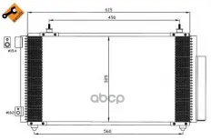 Радиатор кондиционера NRF арт. 35576