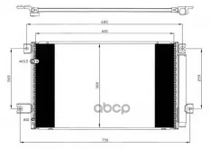 Радиатор кондиционера с осушителем NRF арт. 35628