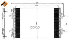 Радиатор кондиционера NRF арт. 35634