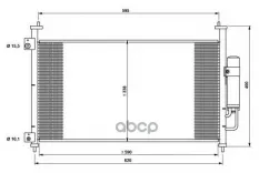 Радиатор кондиционера HONDA Civic 1.8 06- NRF арт. 35763
