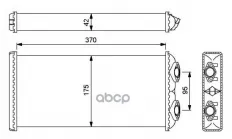 Радиатор отопителя MAN F2000 NRF арт. 54246