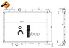 Радиатор системы охлаждения CITROEN Berlingo 98- Easy Fit NRF арт. 58308