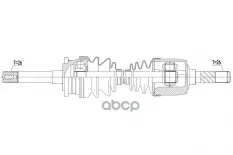 ПОЛУОСЬ MAZDA B2500 2.5D/2.5TD 4WD 99-, FORD RANGER 2.5/2.5TD 4WD 99- /LEWA,MTM/ NTY арт. NPWMZ066