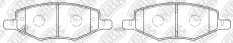 Колодки тормозные CHANGAN Alsvin (18-) передние (4шт.) NIBK NiBK арт. PN8012