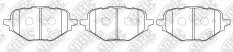 Колодки тормозные GAC Trumpchi GS8 (21-) задние (4шт.) NIBK NiBK арт. PN8054