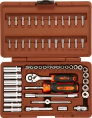 УНИВЕРСАЛЬНЫЙ НАБОР ИНСТРУМЕНТА, 14 DR 57 ПРЕДМЕТОВ OMBRA арт. OMT57S