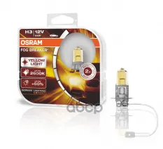 ЛАМПА 12V H3 55W PK22S OSRAM FOG BREAKER 2 ШТ. DUOBOX 62151FBR-HCB Osram арт. 62151FBRHCB