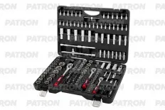 Набор инструментов 179 пр: 1/4 inch, 3/8 inch, 1/2 inch, 4-32 мм, 6 граней PATRON арт. P-41793-5