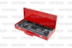 Набор инструментов 24 пр: 1/2 inch, 8-32 мм, 6 граней PATRON арт. P-4245B-5MPB