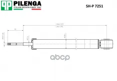 PILENGA Амортизатор задний LADA PILENGA арт. sh-p7251