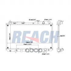 Радиатор двигателя HONDA CR-V REACH арт. 41-2051