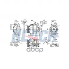 Компрессор кондиционера Mercedes C320 3.2 i (W203) 03/03-07/05 REACH арт. 74-20388
