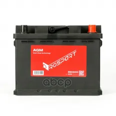 Аккумулятор ROSPART AGM 12V 60Ah 680A 242x175x190 /-+/ REK600 ROSPART арт. REK600