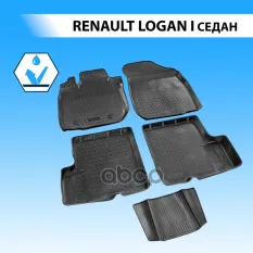 коврики салона!полиуретан 5 штRenault Logan I седан 04-15 Rival арт. 14702004