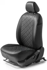 Авточехлы  Renault Logan I  задняя спинка цельная  2004-2015  экокожа  ромб Rival арт. sc.4707.2