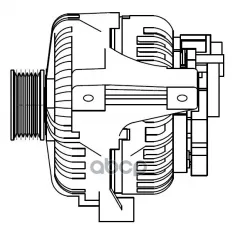 Генератор для а/м Volvo XC90 (02-) 2.5T/S60 (00-) 2.4i 160A (LG 1012) STARTVOLT арт. LG 1012