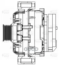 Генератор для а/м Mercedes-Benz M W163 (98-) 3.2i/E W210 (97-) 2.4i 120A (LG 1520) STARTVOLT арт. LG 1520