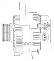 Генератор для а/м Toyota Corolla E12 (00-) 1.4i/1.6i 80A (LG 1902) STARTVOLT арт. lg-1902