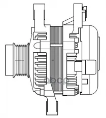 Генератор для а/м Toyota Rav 4 (12-) 2.0i/Auris (12-) 1.6i 100A (LG 1942) STARTVOLT арт. LG 1942