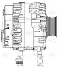 Генератор для а/м Geely Emgrand (21-) 1.5i 110A (LG 2728) STARTVOLT арт. LG 2728