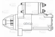 Стартер для а/м BYD F3 (05-) 1.5i/1.6i 1,1кВт (LSt 2777) STARTVOLT арт. LST 2777