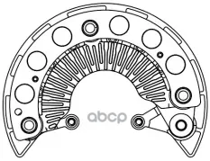 Мост диодный ген. для а/м Mazda 6 GG (02-)/6 GH (07-) 2.0i/2.3i (VDB 2505) STARTVOLT арт. vdb-2505