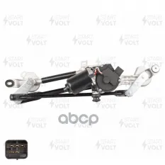 Стеклоочиститель в сборе для а/м Hyundai Solaris (10-)/Kia Rio (10-) (VWA 080L4) STARTVOLT арт. VWA 080L4