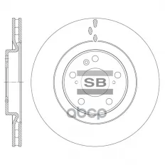 Диск тормозной Sangsin brake арт. SD8534