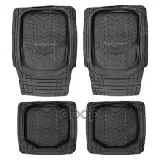 Коврик салона универсальный резина 72х50/47х43см черный (4 предмета) SKYWAY Skyway арт. S01704002