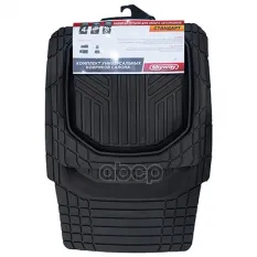 Коврик салона универсальный резина 75х54/48х50см черный (4 предмета) SKYWAY Skyway арт. S01704003