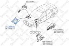 Опора двиг.прав.daewoo lacetti 1.4/1.6 dohc mpi 04> Stellox арт. 2573048SX