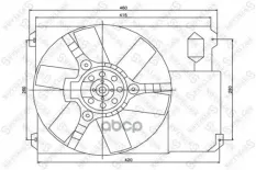 Вентилятор охлаждения Stellox арт. 29-99427-SX