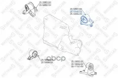 опора двигателя задняя!Nissan Primera 01-07/X-TRAIL 00-06 Stellox арт. 2519688SX