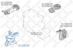 подушка двигателя передняя! Honda Civic FD 2006-2012 Stellox арт. 2517220SX