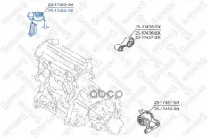 подушка двигателя правая! Mazda 6 GH 2008-2013 Stellox арт. 2517434SX