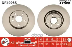 Диск тормозной передн OPEL: INSIGNIA 08-, INSIGNIA Sports Tourer 08-, INSIGNIA седан 08-, SAAB: 9-5 (YS3G) 10-, 9-5 универсал (YS3E) 98-, VAUXHALL: IN