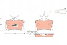 Колодки тормозные дисковые FORD: GALAXY 95-,  SEAT: ALHAMBRA 96-, IBIZA IV 03-,  VW: SHARAN 95- TRW арт. GDB1415