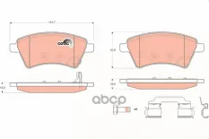 GDB1673 1215 01 [5581079J00] !колодки дисковые п Fiat Sedici, Suzuki SX4 1.5i/1.6i/1.9DDiS 06> TRW арт. GDB1673