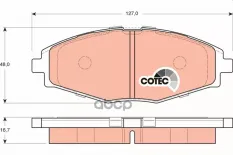 Колодки тормозные DAEWOO Nexia,Matiz CHEVROLET Lanos,Spark передние (4шт.) TRW TRW арт. GDB3195