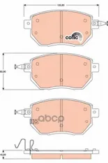 Колодки тормозные дисковые TRW арт. GDB3416