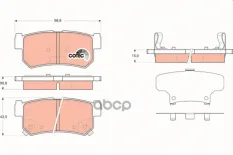 К-т дисков. тормоз. колодок TRW арт. GDB3366