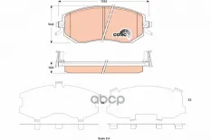 К-т дисков. тормоз. колодок Subaru Forester, Outback, Legacy 01.2011- TRW арт. GDB3519
