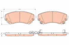 К-т дисков. тормоз. колодок CADILLAC CTS 2008- TRW арт. GDB4456