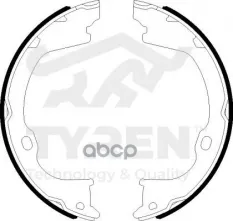 Колодки тормозные барабанные JEEP CHEROKEE, COMPASS, GLADIATOR Pickup TYREN арт. TYR1415391