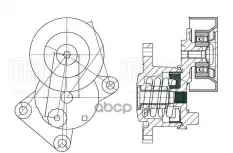 Ролик привод. ремня для а/м Geely Coolray (18-)/Atlas Pro (19-) 1.5T (с натяж. мех.) (CM 5674) Trialli арт. cm-5674