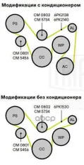 Ролик привод. ремня для а/м Hyundai Solaris/Kia Rio (10-) 1.4i/1.6i (с натяж. мех.) (CM 0801) Trialli арт. CM0801