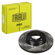 Диск тормозной SUZUKI BALENO (95-)/LIANA (02-) перед. D=246 (перф/слот/окраш) PR Trialli арт. DF018S