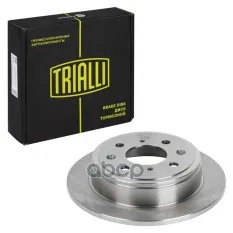 диск тормозной задний! Honda Civic, Rover 200/400 1.4-2.0TDi 89> Trialli арт. DF062208
